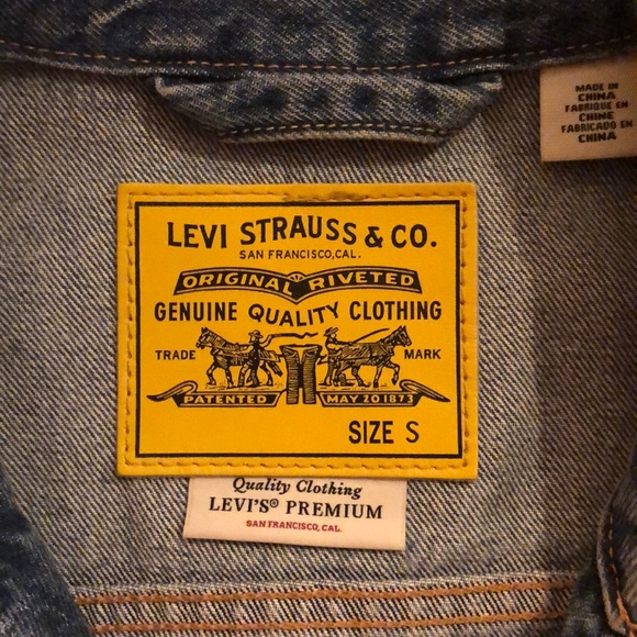 🆕 Levi's x PEANUT “LEGIT” denim trucker jacket - Picture 5 of 10